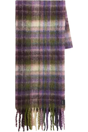 Woolrich Winter Scarves, female, , Size: ONE SIZE Alpaca Checkered Scarf