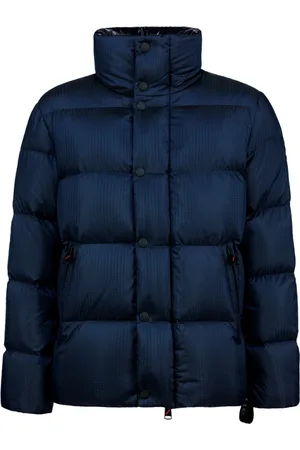 afterlabel Down Jackets, male, , Size: L Grey Chamonix Short Down Jacket