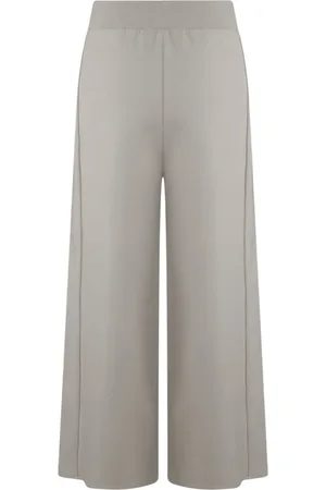 Bomboogie Wide Trousers, female, , Size: XL Elegant Straight-Leg Fleece Trousers