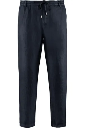 Bomboogie Slim-fit Trousers, male, , Size: W31 Comfy Fit Linen Pants