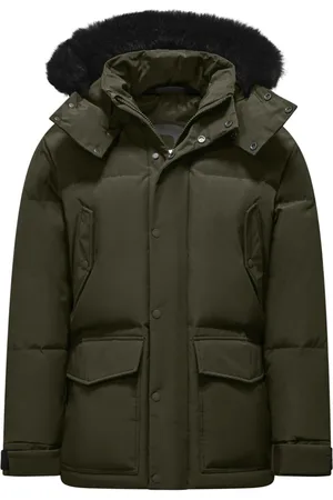 Bomboogie Winter Jackets, male, , Size: 2XL Multi-pocket Parka with Genuine Fur Trim