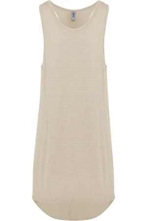 Bomboogie Midi Dresses, female, , Size: XS Striped Double Maxi Vest Dress
