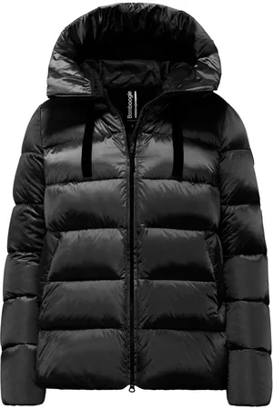 Bomboogie Down Jackets, female, , Size: M Bright Nylon Down Jacket with Hood