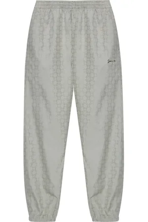 Givenchy Sweatpants, male, , Size: M Iridescent Monogram Jogging Trousers Grey