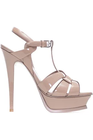 Saint Laurent High Heel Sandals, female, , Size: 11 US Elegant Tribute Sandals