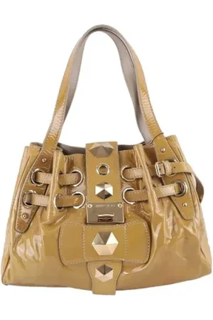 Jimmy Choo Pre-owned Handbags, female, , Size: ONE SIZE Pre-owned Canvas shoulder-bags