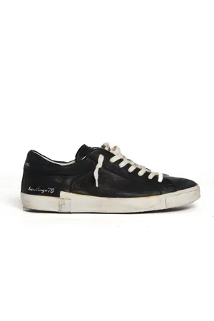 Philippe model Sneakers, male, , Size: 8 US Aged Leather Sneakers