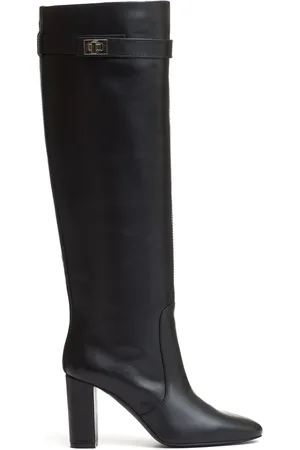 Via Roma Heeled Boots, female, , Size: 7 1/2 US Leather High Heel Boots