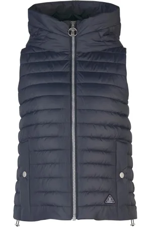Barbour Vests, female, , Size: XS Quilted Gilet Navy Vest