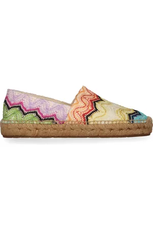 Missoni Espadrilles, female, , Size: 7 US Canvas Espadrilles Round Toeline