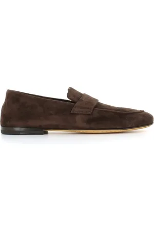 Officine creative Loafers, male, , Size: 9 US Dark Suede Loafers