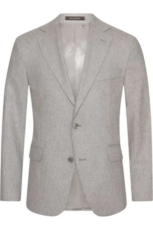 Oscar Jacobson Blazers, male, , Size: M Flannelblazer Modern Fit Wool