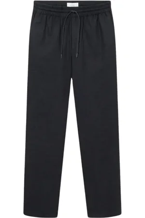 Les Deux Sweatpants, male, , Size: L Dark Linen Pants Hybrid Style