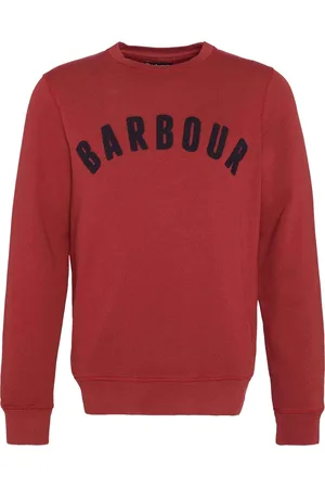 Barbour Sweatshirts, male, , Size: S Prep Logo Crew Sweatshirt Highland