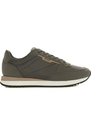 HUGO BOSS Sneakers, male, , Size: 7 US Bicolored Lace Sneakers with Logo