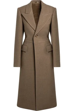 Burberry Single-Breasted Coats, female, , Size: 2XS Single-Breasted Coat