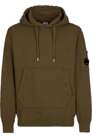 C.P. Company Hoodies, male, , Size: L Cotton Fleece Hoodie with Kangaroo Pocket