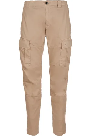 C.P. Company Slim-fit Trousers, male, , Size: L Stretch Sateen Cargo Pants