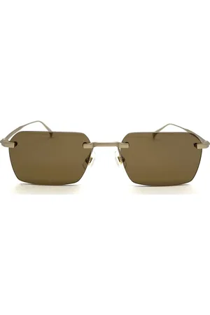 Dunhill Sunglasses, female, , Size: 56 MM Metallic Sunglasses for Women