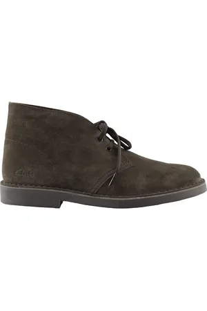 Clarks Lace-up Boots, male, , Size: 10 US Stylish Dark Suede Shoes