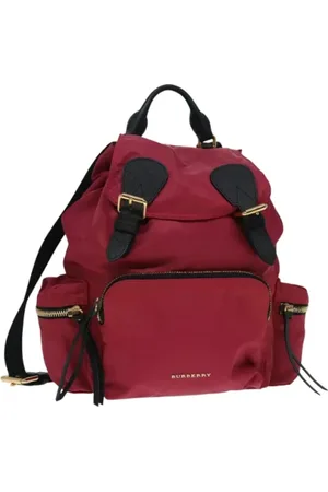 Burberry Pre-owned Backpacks, female, , Size: ONE SIZE Pre-owned Nylon backpacks