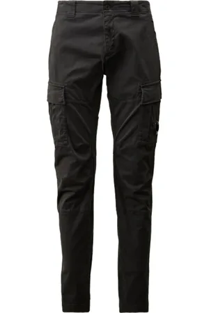 C.P. Company Slim-fit Trousers, male, , Size: XL Stretch Sateen Lens Pocket Cargo Pants
