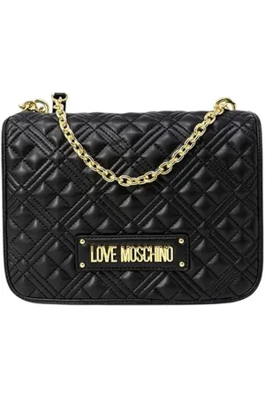 Moschino Shoulder Bags, female, , Size: ONE SIZE Structured Polyurethane Handbag Autumn/Winter Collection