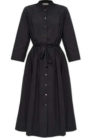 Tory Burch Shirt Dresses, female, , Size: S Cotton Dress with a Loose Fit