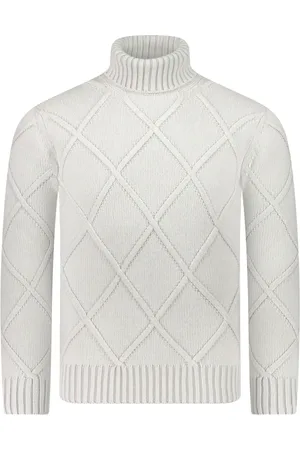 Gran Sasso Turtlenecks, male, , Size: 3XL Light Grey Stylish Sweater