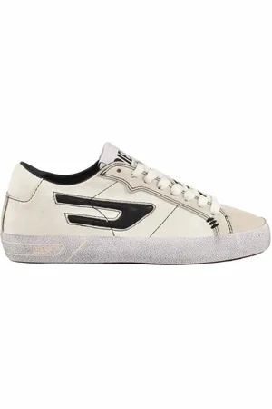 Diesel Sneakers, female, , Size: 9 US Leather Sneakers with Rubber Sole