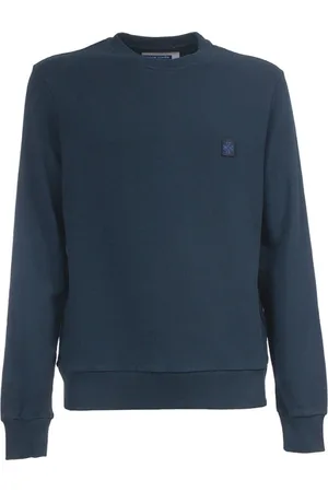 Jacob Cohen Sweatshirts, male, , Size: S Cotton Crewneck Sweatshirt with Logo