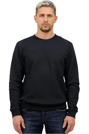 Dondup Sweatshirts, male, , Size: XL Crewneck Sweatshirt with Side Sleeve Print