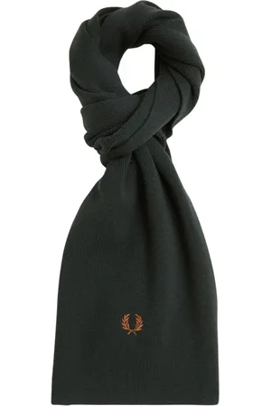 Fred Perry Winter Scarves, female, , Size: ONE SIZE Classic Merino Wool Knit Scarf