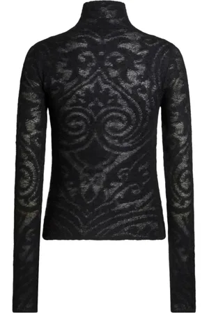 Etro Turtlenecks, female, , Size: XS Knit Jacquard Sweater