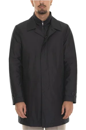 FAY Parkas, male, , Size: 2XL Nylon Jacket with Logo Closure Pockets