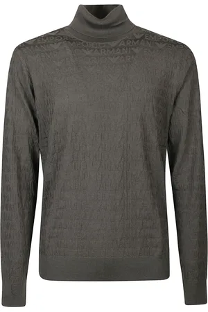 Emporio Armani Turtlenecks, male, , Size: M Stylish Turtle Neck Sweater