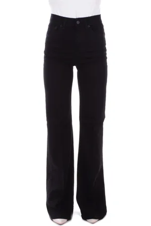 Dondup Straight Trousers, female, , Size: W30 Trousers with Zipper Closure
