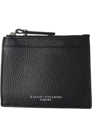 Gianni chiarini Wallets & Cardholders, female, , Size: ONE SIZE Leather Card Holder with Zip