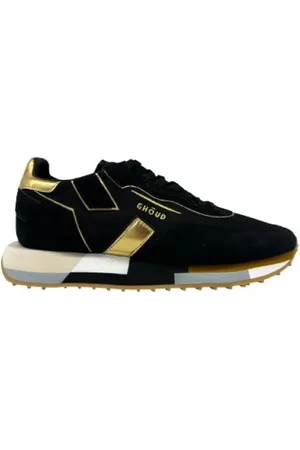 Ghoud Sneakers, male, , Size: 3 US Luxury Sneakers with Gold Accents