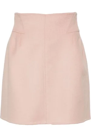 ERMANNO SCERVINO Short Skirts, female, , Size: M Blush Wool A-Line Skirt