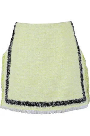Msgm Short Skirts, female, , Size: XS Metallic Blend Stylish Gonna Skirt