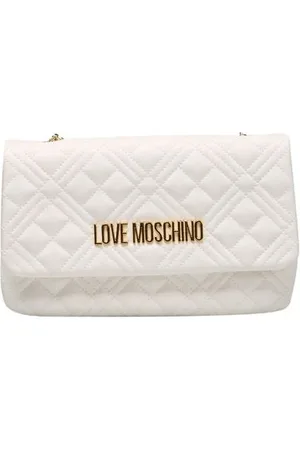 Moschino Shoulder Bags, female, , Size: ONE SIZE Crossbody Bag with Flap Closure