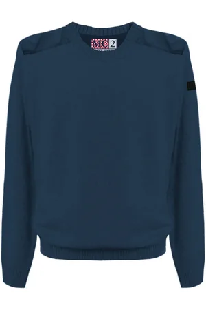 MC2 SAINT BARTH Round-neck Knitwear, male, , Size: M Stylish Sweaters Collection