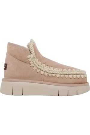 Mou Winter Boots, female, , Size: 11 US Shearling Bounce Sneakers Beige