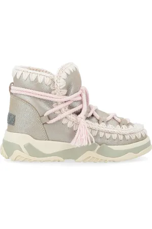 Mou Winter Boots, female, , Size: 8 US Trainer lace leather ankle boots