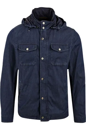 MOORER Denim Jackets, male, , Size: XL Denim Coats for Men