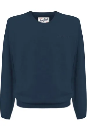 MC2 SAINT BARTH Round-neck Knitwear, male, , Size: S Merino Wool Men