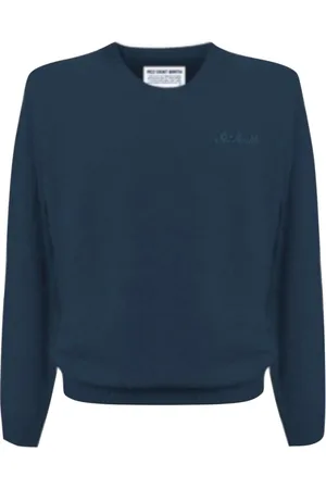 MC2 SAINT BARTH Round-neck Knitwear, male, , Size: L Lambswool Men