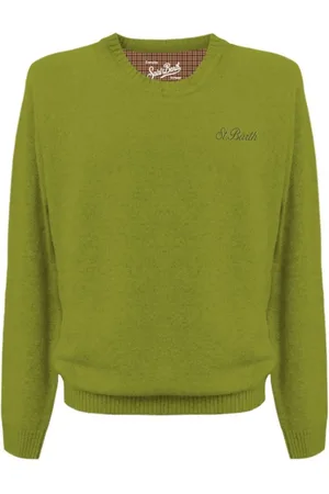 MC2 SAINT BARTH Round-neck Knitwear, male, , Size: XL Sweaters for Men