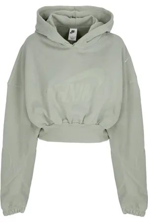 Nike Hoodies, female, , Size: XS Jade Horizon Short Hooded Crop Sweatshirt